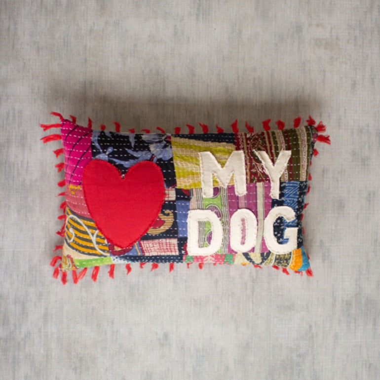 love my dog pillow