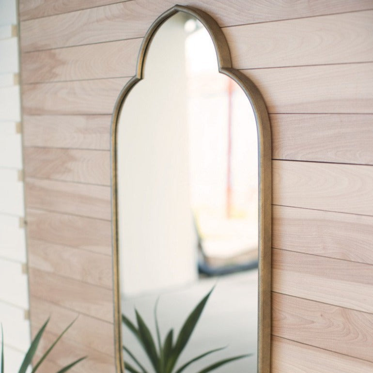 large metal framed mirror | wall mirror | wall art | home decor | modern farmhouse boho traditional decor | shop a dash of casual home decor and art online or in store | Located inside the Corner Cartel in Boerne | best boerne shops for home decor vintage items accessories and gifts