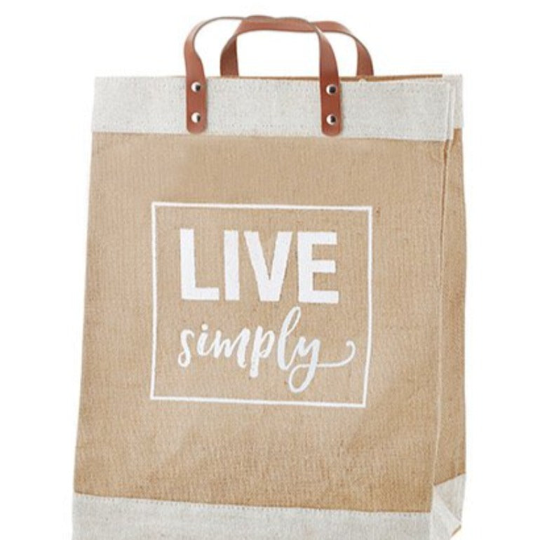 live simply market tote