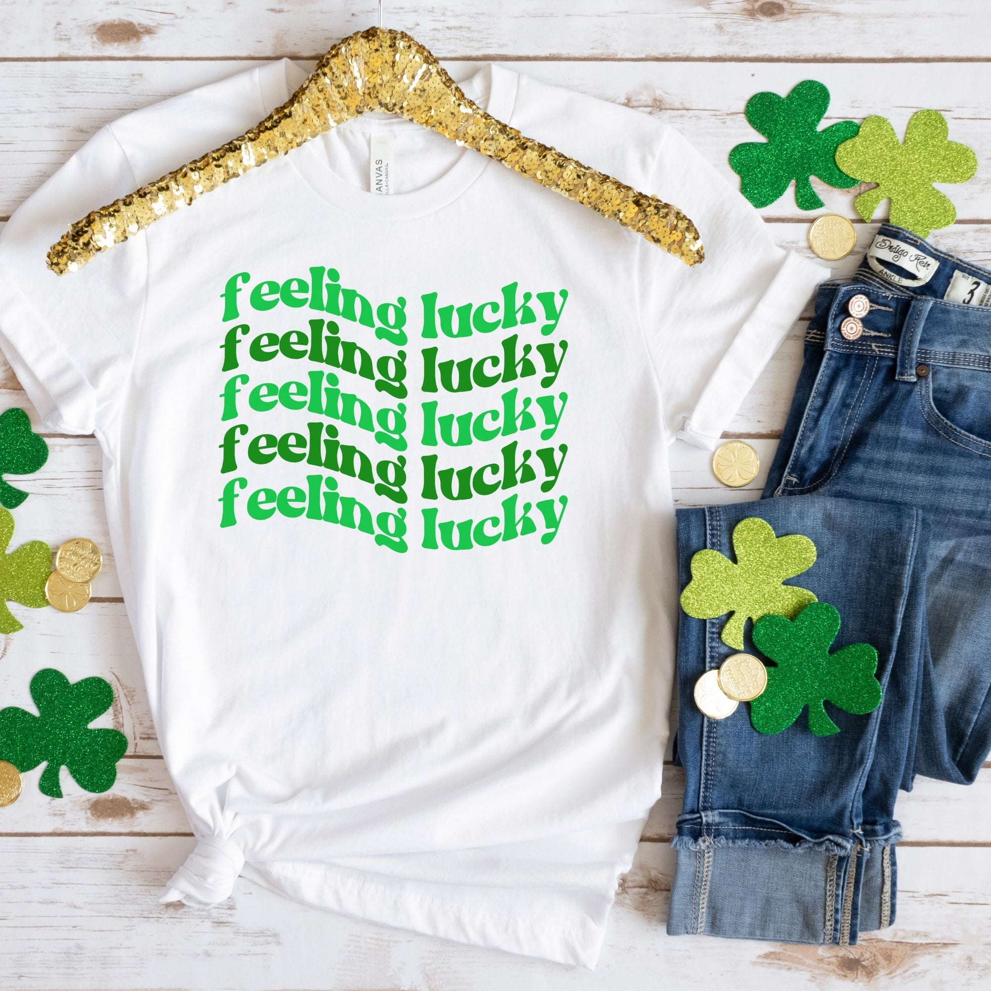 Feeling Lucky St Patricks Day Shirt