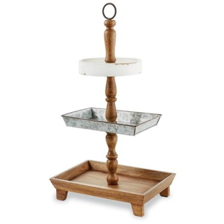 Three-Tiered Serving Tray