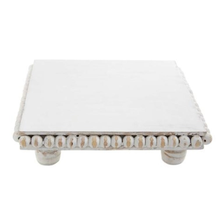 White Beaded Trivet by Mud Pie
